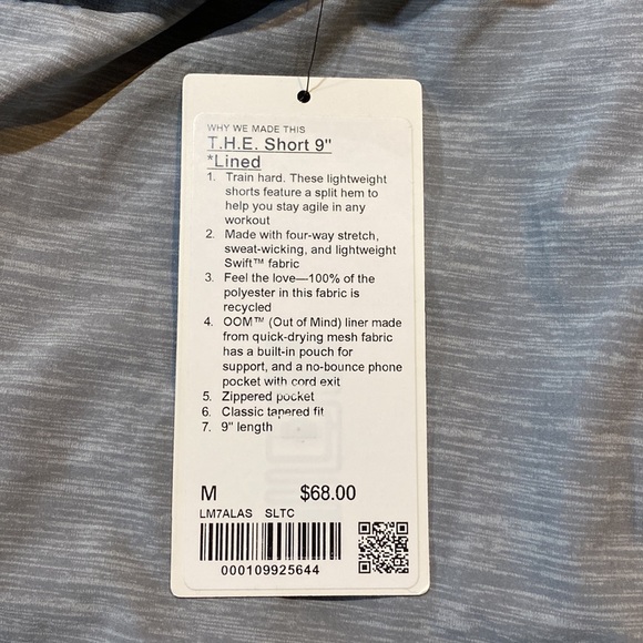 Lululemon T.H.E Short 9” Lined - Picture 2 of 5